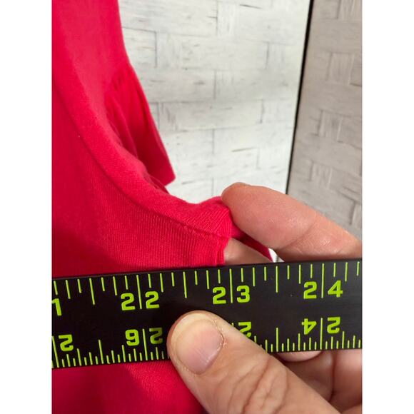 Lane Bryant women’s mini dress knit travel bell sleeve ruffle feminine plus Sz￼ - Picture 8 of 11